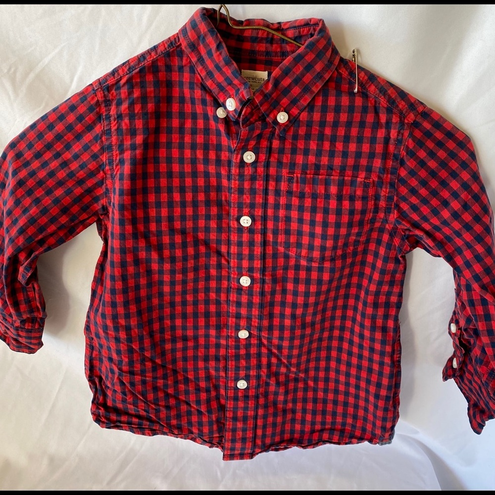 Crewcuts boys button down shirt